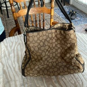 Tan Coach Purse